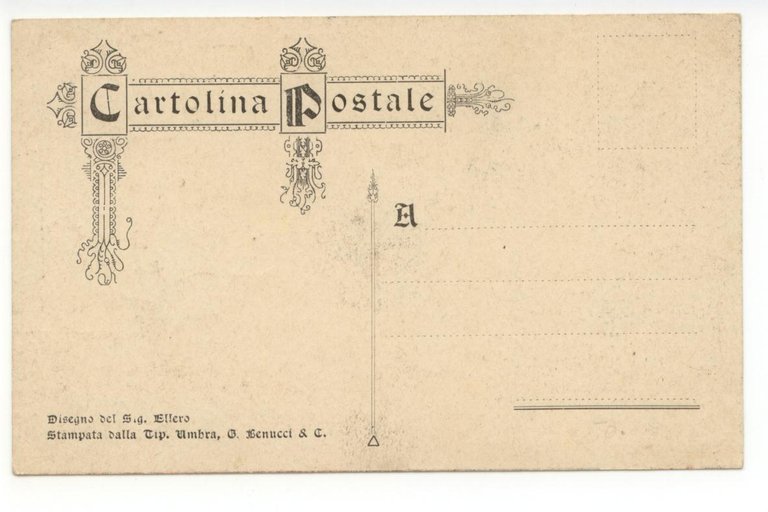 Cartolina Ricordo della Mostra d'Arte Antica Umbra in Perugia 1907 …