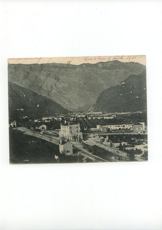 Cartolina Ricordo di Vittorio 1901 viaggiata Treviso | Immagine Gallery 1