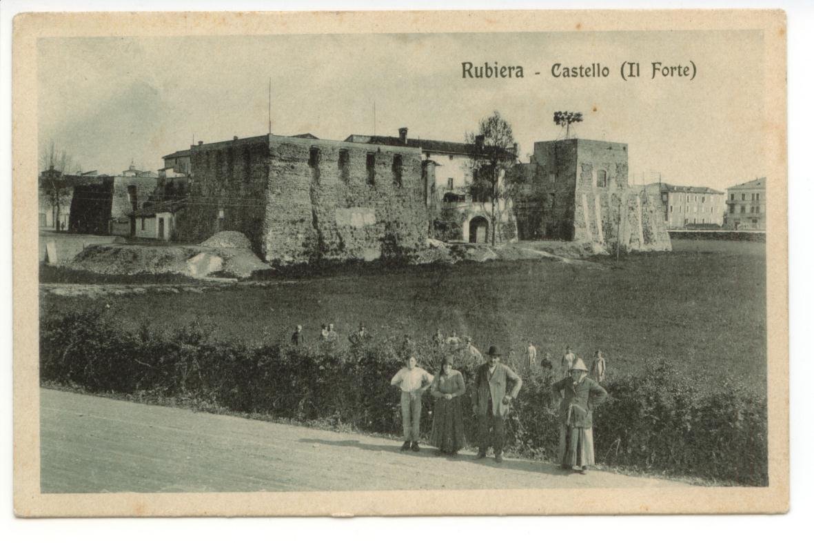 Cartolina Rubiera Castello Il Forte non viaggiata Reggio Emilia
