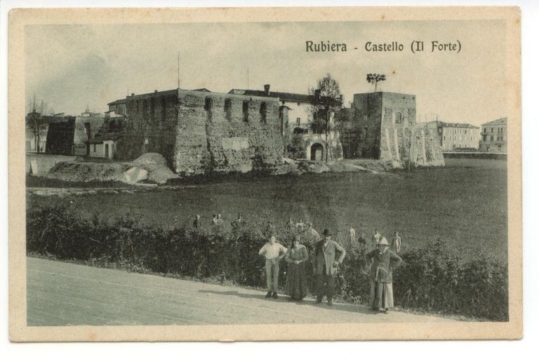 Cartolina Rubiera Castello Il Forte non viaggiata Reggio Emilia