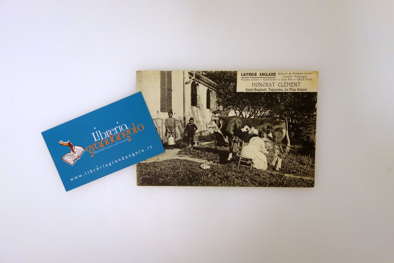 Cartolina Saint Raphael Laiterie Anglaise Honorat Clement Viaggiata 1912 Rara | Immagine principale