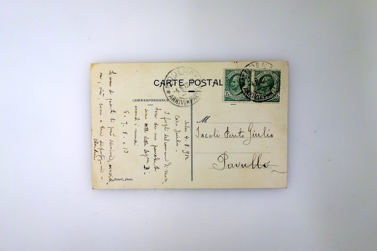 Cartolina Saint Raphael Laiterie Anglaise Honorat Clement Viaggiata 1912 Rara | Immagine Gallery 2