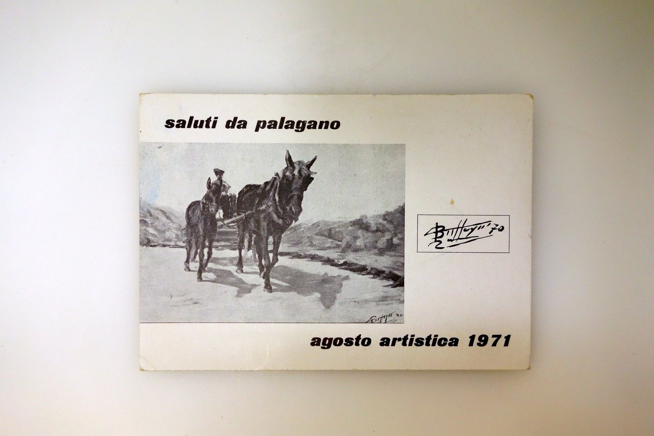 Cartolina Saluti da Palagano Modena Agosto Artistica 1971 Buffagni non …
