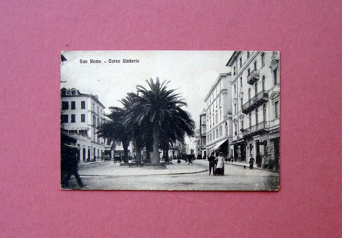 Cartolina San Remo Corso Umberto Viaggiata 1920 | Immagine principale