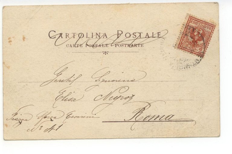 Cartolina San Remo Panorama 1903 viaggiata