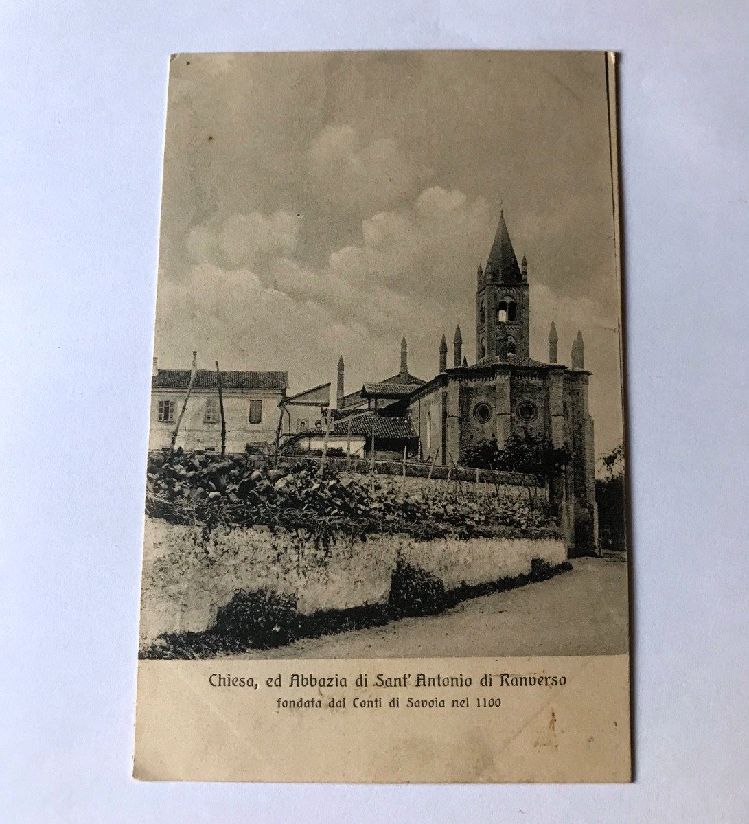 Cartolina Sant'Antonio di Raverso Rivoli Torino 1910 Viaggiata