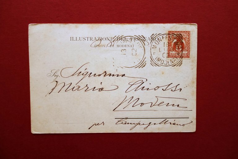 Cartolina Serramazzoni Via Giardini Sud Animata Viaggiata 1092 Appennino | Immagine Gallery 2