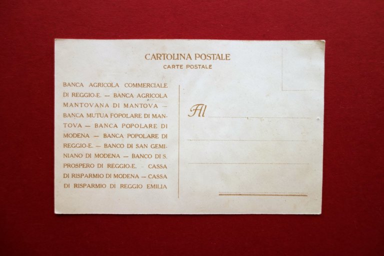 Cartolina Sottoscrizione Obbligazioni del Consorzio di Credito non viaggiata