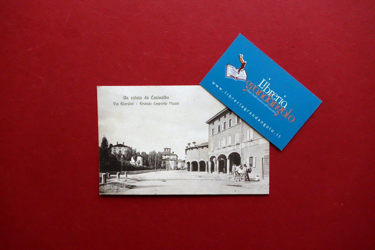 Cartolina un Saluto da Casinalbo Via Giardini Emporio Pisani Viaggiata …