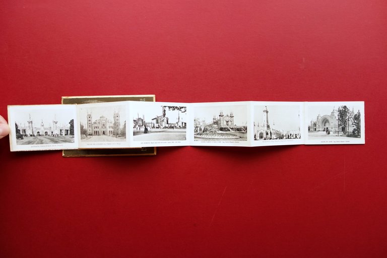Cartolina Valigetta Esposizione di Milano 1906 Inaugurazione Galleria Sempione