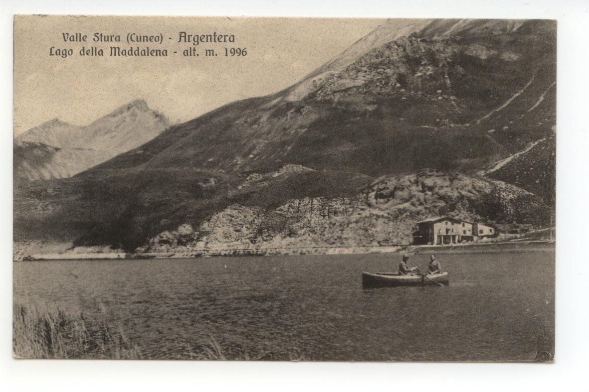 Cartolina Valle Stura Cuneo Argentera Lago della Maddalena non viaggiata | Immagine principale