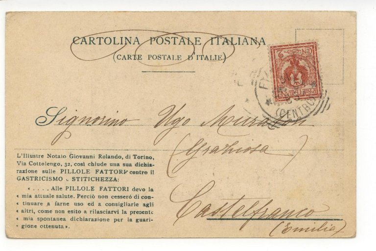 Cartolina Viareggio Lungo Il Porto viaggiata Lucca