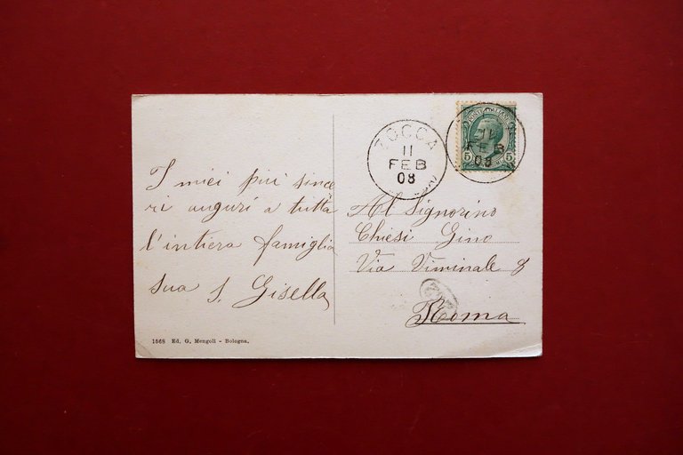 Cartolina Zocca Piazza Orologeria Cappelleria Animata Viaggiata 1908 Modena | Immagine Gallery 2