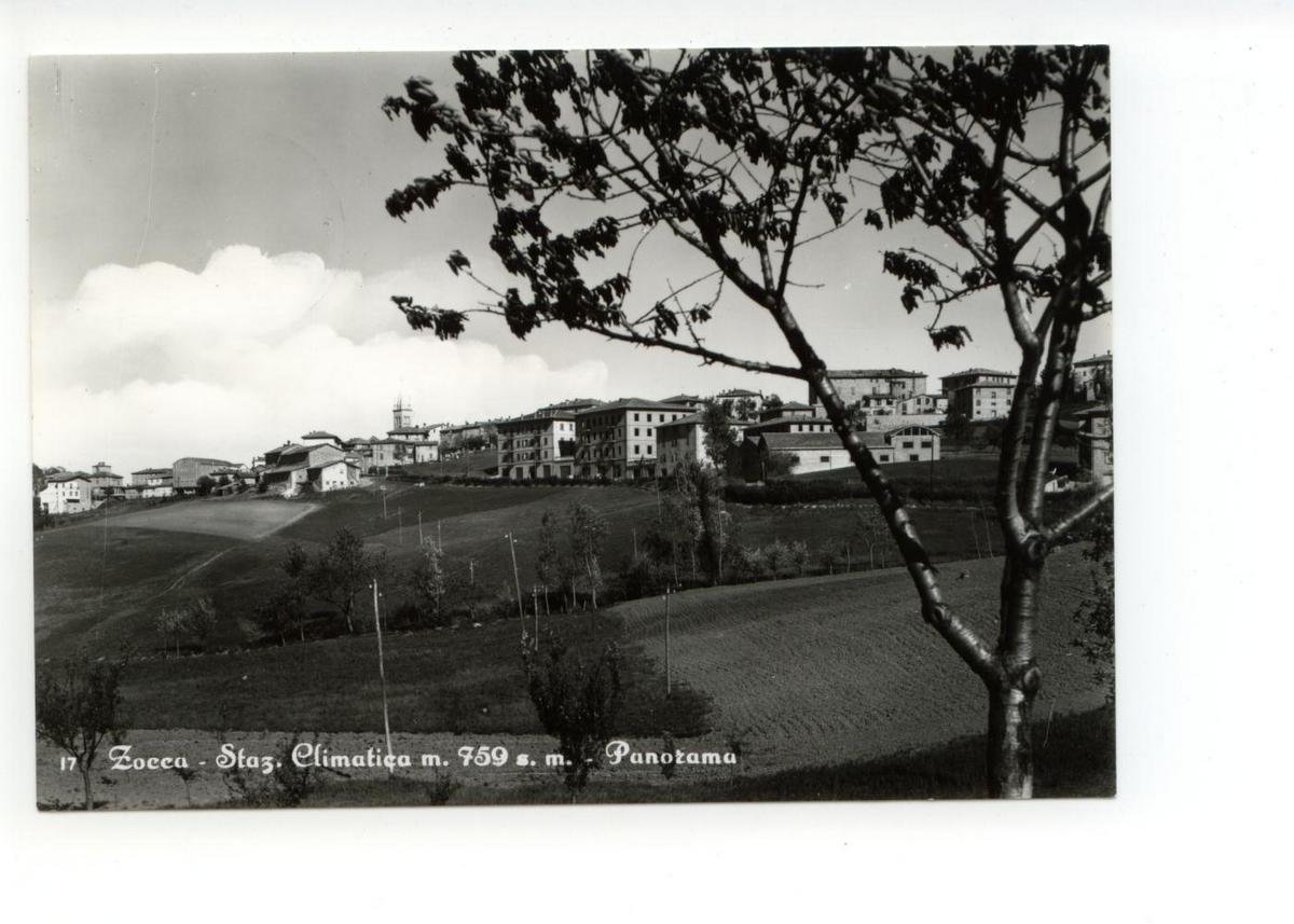 Cartolina Zocca Stazione Climatica Panorama 1959 viaggiata Modena