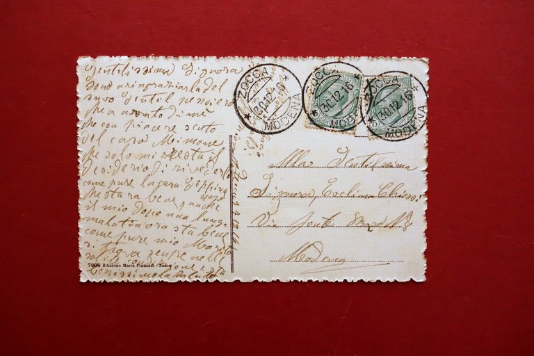 Cartolina Zocca Torre Rangoni Castello di Rosola Viaggiata 1916 Modena | Immagine Gallery 2