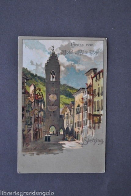 Cartoline Alto Adige Tirolo Vipiteno Sterzing Gruss vom Hotel Alte …