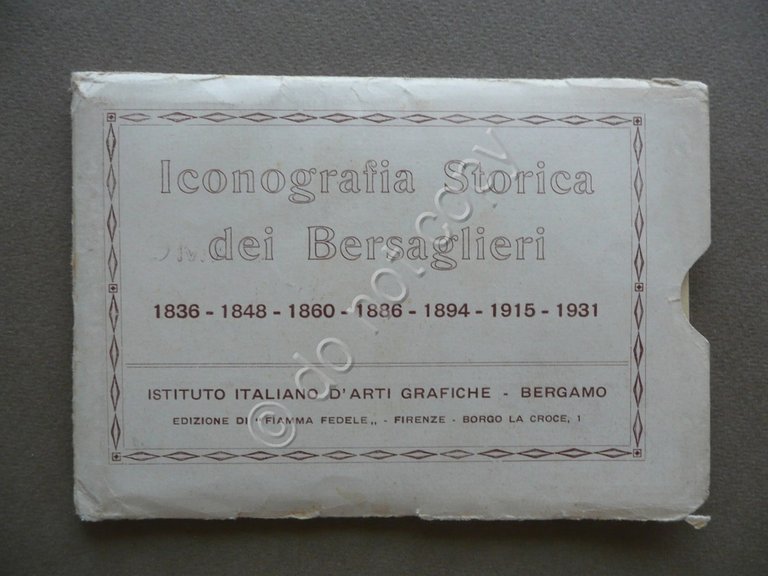 Cartoline Iconografia Storica Corpo Bersaglieri Uniformi Degai Busta 1931 | Immagine Gallery 1
