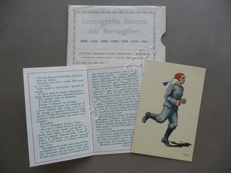 Cartoline Iconografia Storica Corpo Bersaglieri Uniformi Degai Busta 1931 | Immagine Gallery 3