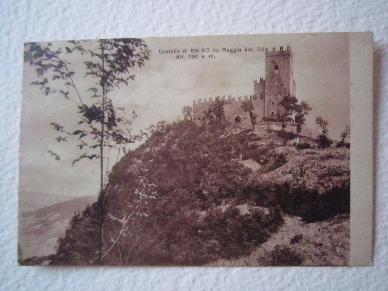 Cartoline Locale 1929 Emilia Romagna Reggio Emilia Baiso Castello