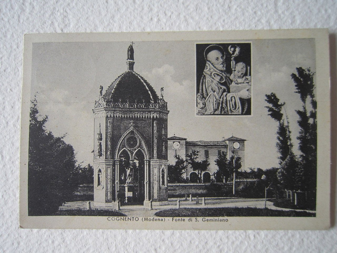 Cartoline Locale 1943 Emilia Romagna Modena Cognento Fonte San Geminiano | Immagine principale