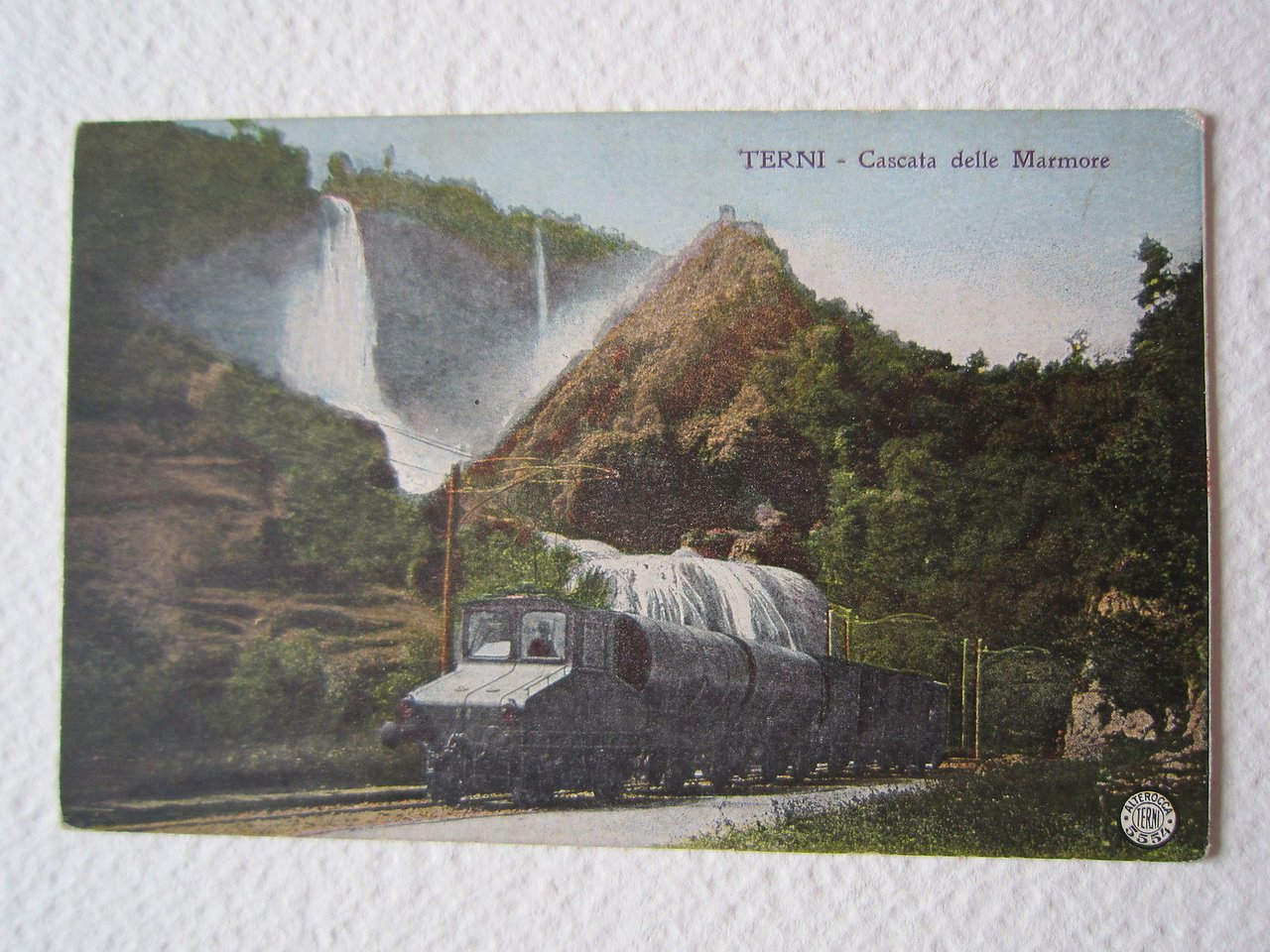 Cartoline Locale anni '20 Umbria Terni Cascata delle Marmore | Immagine principale
