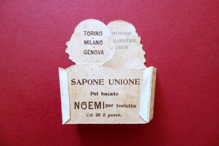 Cartoncino Pubblicit‡ Abrador Saponerie Stearinerie Cromolitografia Grafica