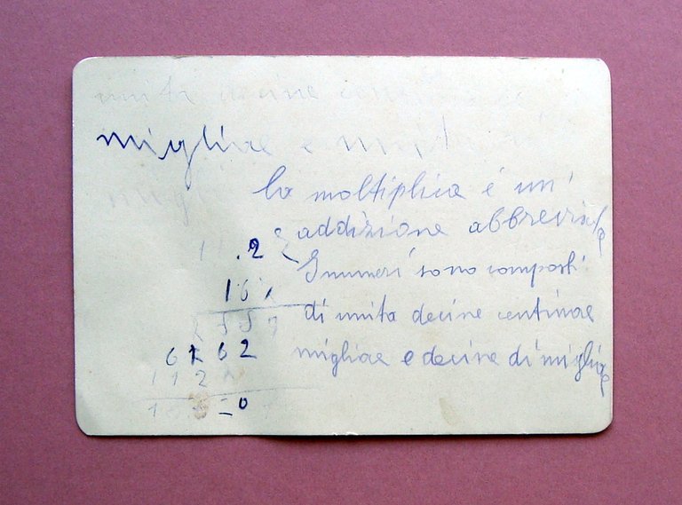 Cartoncino pubblicitario Appiani Fabbrica Armoniche S.Giovanni in Croce