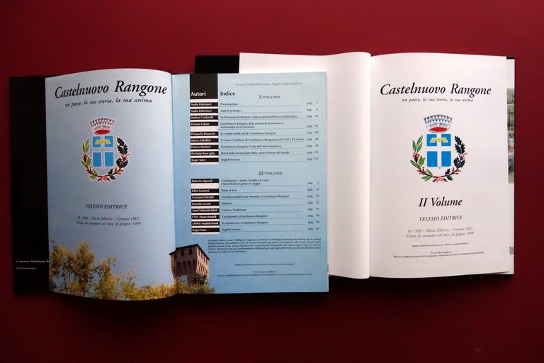 Castelnuovo Rangone Telesio Editrice 1999 Fotografie Franco Fontana 2 Volumi