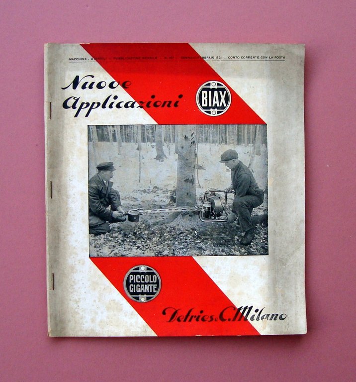 Catalogo 1931 Defries Milano Biax trapani macchine utensili