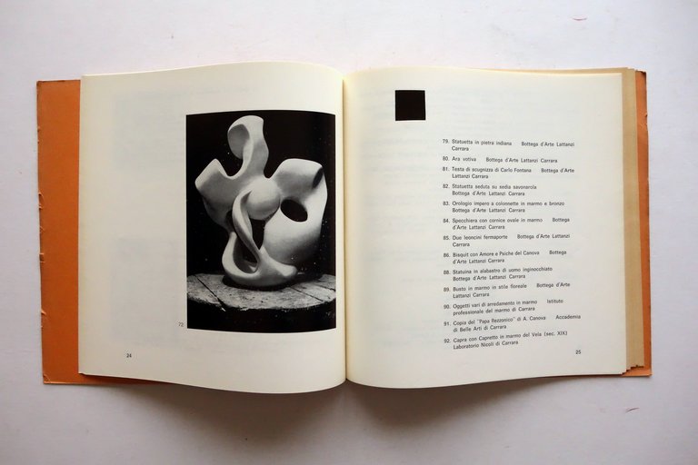 Catalogo 2∞ Mostra Nazionale del Marmo Carrara 18/9-9/10 1966 Guida …