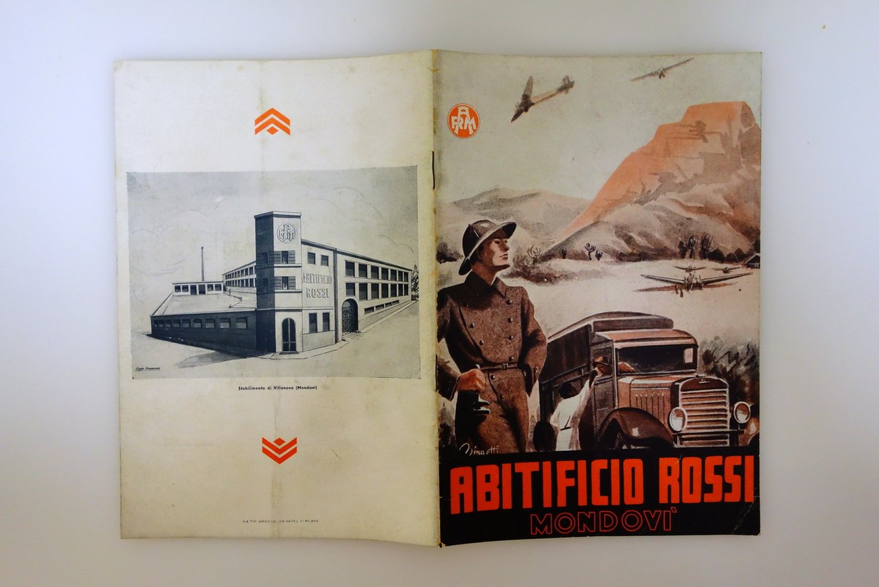 Catalogo Abitificio Rossi Mondovì Stabilimento di Villanova Tute da Lavoro …