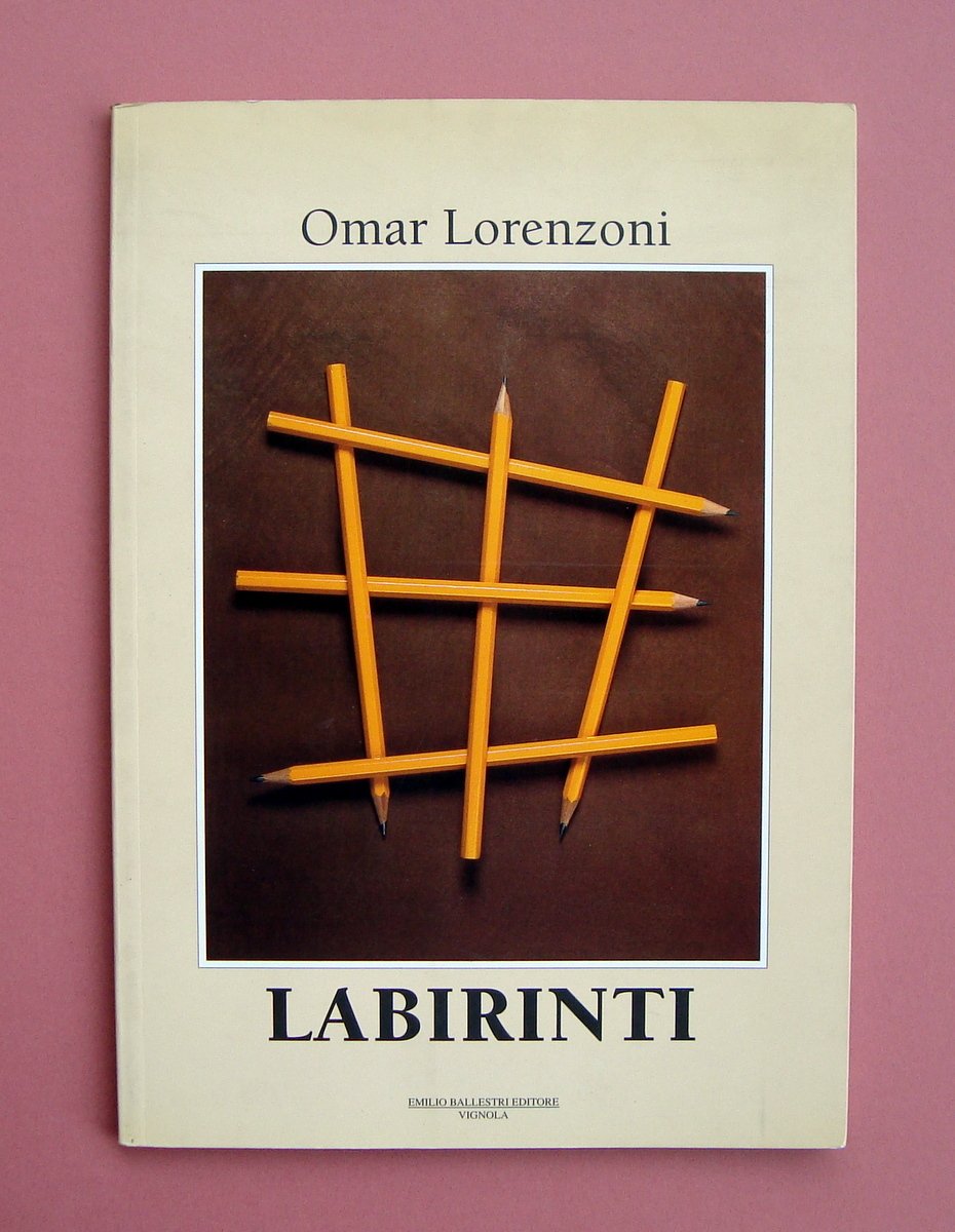 Catalogo Arte Avanguardia Omar Lorenzoni Labirinti fotografia