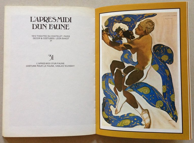 Catalogo Bakst Balletti Russi Flammarion Paris 1977
