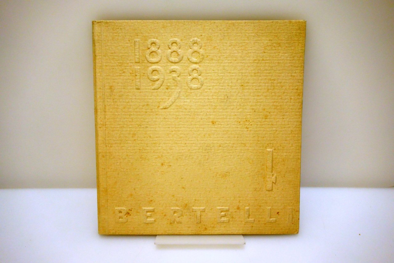 Catalogo Bertelli Prodotti Farmaceutici 1888-1938 Cinquantenario Fondazione