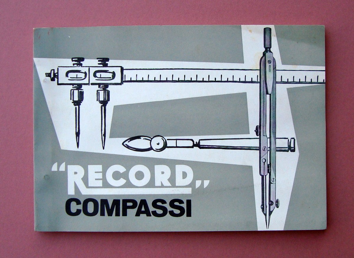 Catalogo Commerciale Record Compassi Milano anni '50 ca disegno | Immagine principale