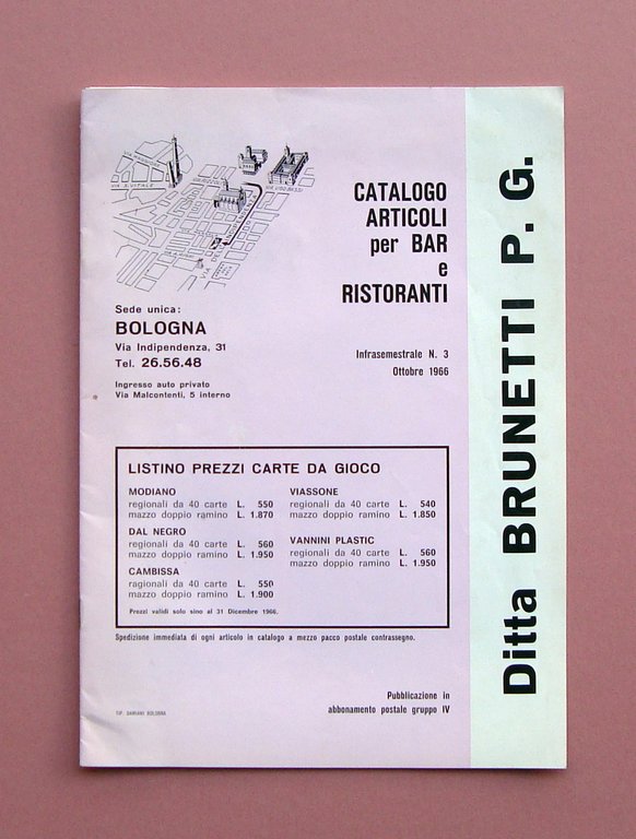 Catalogo Ditta Brunetti 1966 articoli per bar e ristoranti Tip … | Immagine Gallery 1