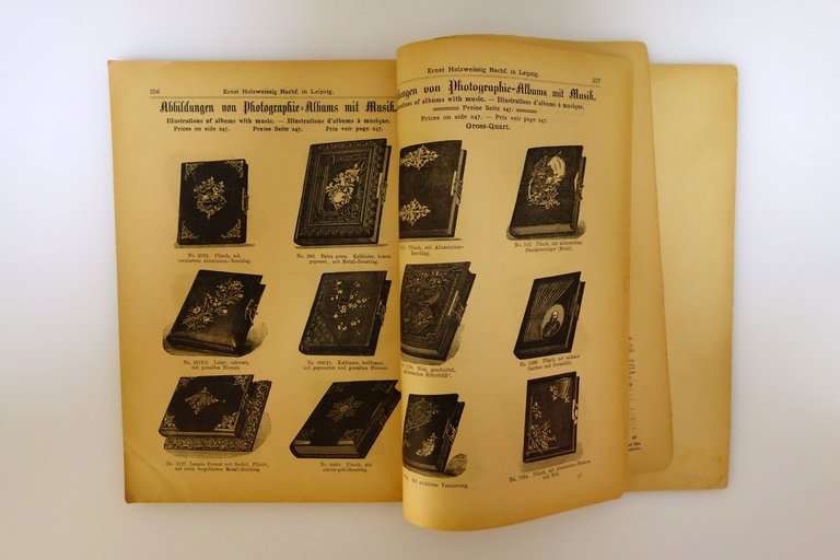Catalogo Ernst Holzweissig Nache Leipzig Musikwerke Strumenti Automi 1894-95