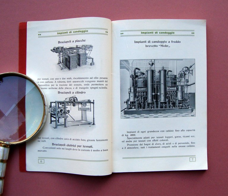 Catalogo industriale Macchine Finiture Industriale Tessile