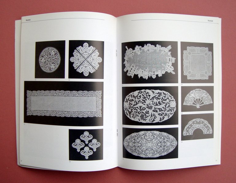 Catalogo Merletti antichi e moderni in mostra Raccolta Gandini Tombolo …