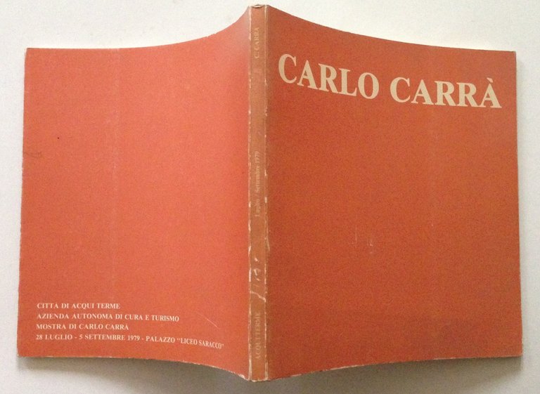 Catalogo Mostra Carlo Carr‡ Galleria Bottega d'Arte Acqui Terme 1979