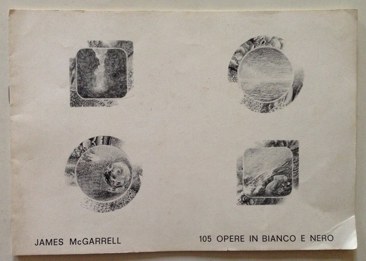 Catalogo Mostra J. McGarrell 105 Opere in Bianco e Nero …