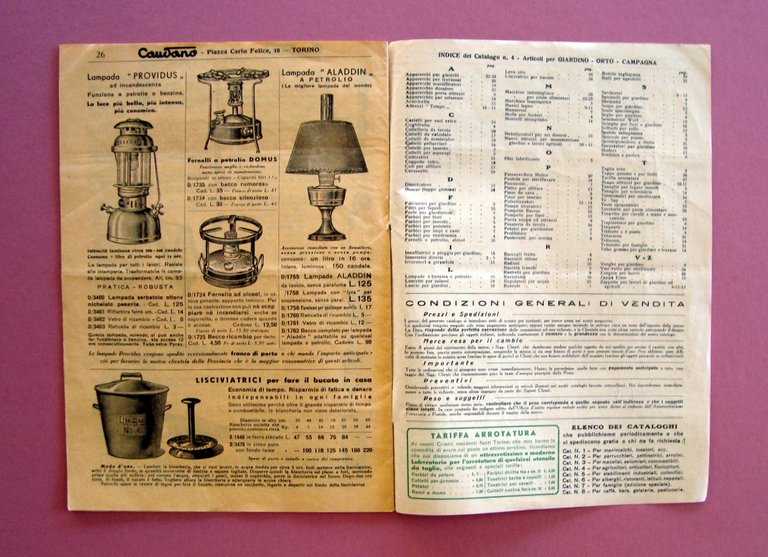 Catalogo n 4 Caudano Torino 1938 Articoli Giardino Viticoltura Tip … | Immagine Gallery 3