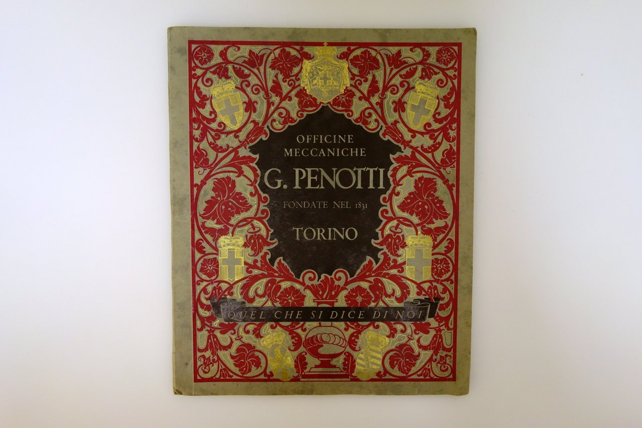 Catalogo Officine Meccaniche Penotti Torino 1932 Condizionamento Lavori Grafica