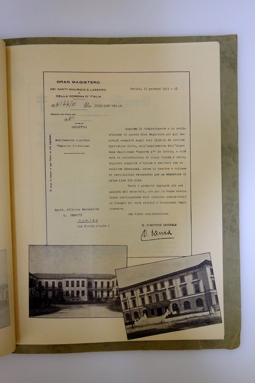 Catalogo Officine Meccaniche Penotti Torino 1932 Condizionamento Lavori Grafica