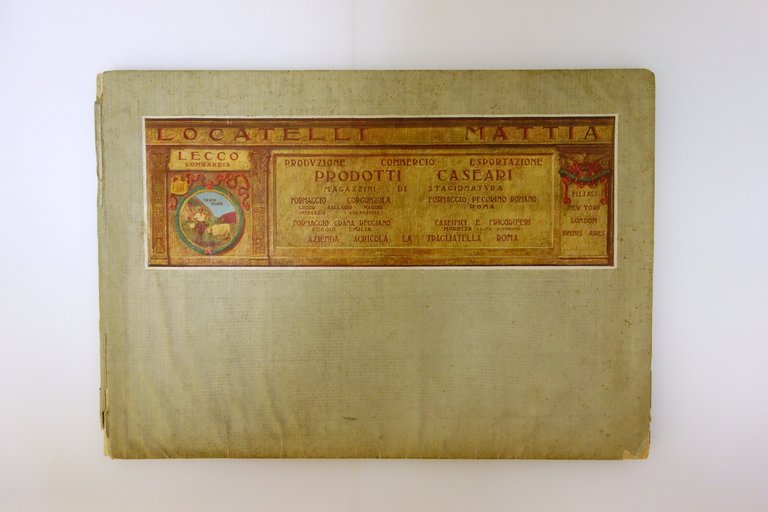 Catalogo Prodotti Caseari Locatelli Mattia Lecco Grana Reggiano Gorgonzola 1924