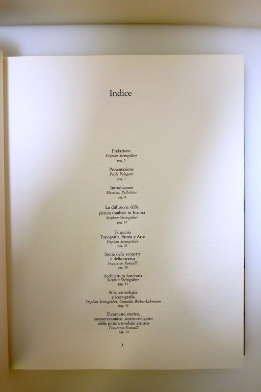 Catalogo Ragionato della Pittura Etrusca a cura di S. Steingraber …