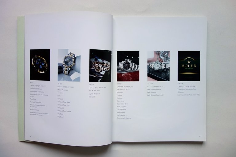 Catalogo Rolex Modello Oyster Perpetual 2010-2011 Illustrato Ed. Italiana