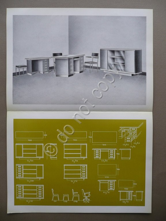 Catalogo Scipioni Costruzioni Metalliche 8 Fascicoli Mobili Metallici 1950-60 | Immagine Gallery 2