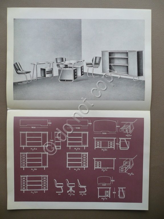 Catalogo Scipioni Costruzioni Metalliche 8 Fascicoli Mobili Metallici 1950-60 | Immagine Gallery 4