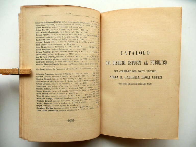 Catalogo Stampe Esposte Galleria Uffizi Ponte Vecchio Nerino Ferri Firenze … | Immagine Gallery 2